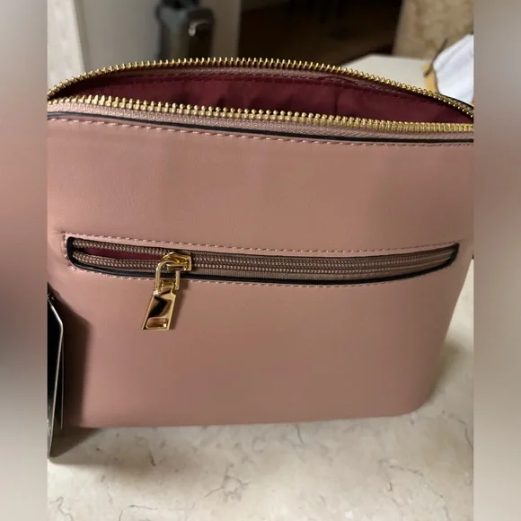 NWT AMERICAN BEE PINK FASHION VERSATILE CROSSBODY PURSE WITH WRISTLET/WALLET - Picture 2 of 10